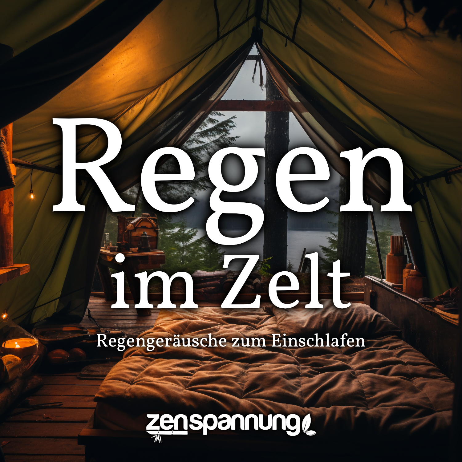Regen im Zelt: 6 Stunden Regengeräusche (MP3)